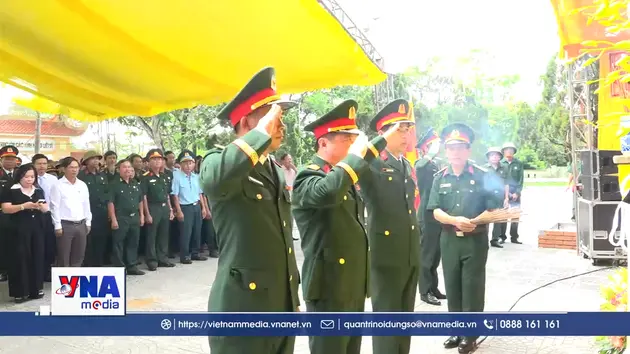 Lễ truy điệu 5 hài cốt liệt sĩ tại Đakrông