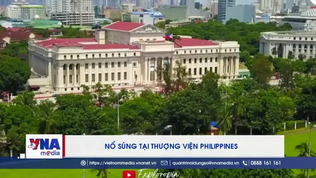 Nổ súng tại Thượng viện Philippines