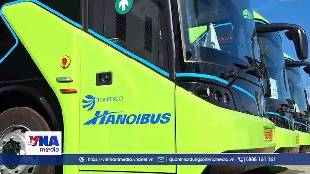 Đưa 23 xe buýt điện vào hoạt động trên tuyến 54