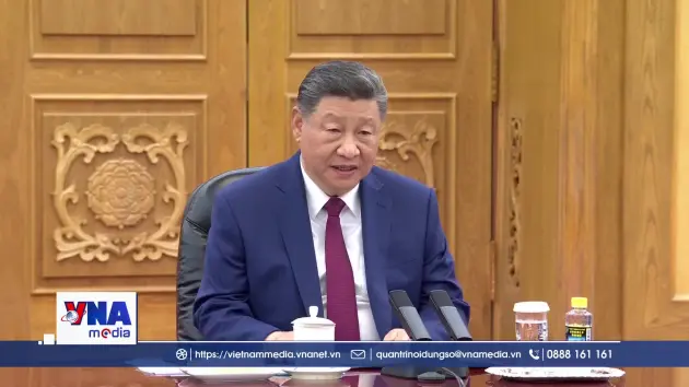 Chủ tịch Trung Quốc hội đàm với Tổng thống Mỹ tại Bắc Kinh