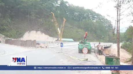 Lâm Đồng: Tăng tốc khắc phục sạt lở trên nhiều tuyến đường huyết mạch