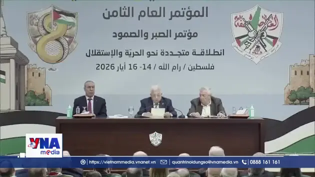 Tổng thống Palestine Mahmoud Abbas tiếp tục lãnh đạo Fatah