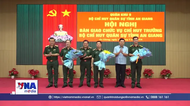 Thiếu tướng Nguyễn Văn Hùng giữ chức Chỉ huy trưởng Bộ Chỉ huy quân sự tỉnh An Giang