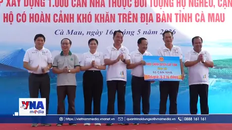 Cà Mau phát động xây 1.000 căn nhà cho hộ nghèo, có hoàn cảnh khó khăn