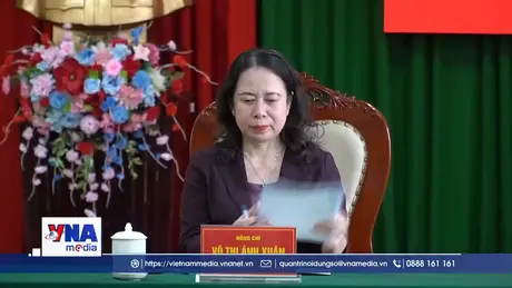 Phó Chủ tịch nước Võ Thị Ánh Xuân thăm Bộ đội Biên phòng tại  An Giang