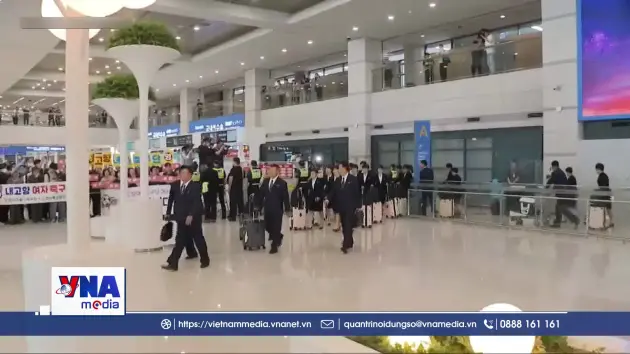 Đội tuyển bóng đá nữ Triều Tiên sang Hàn Quốc thi đấu