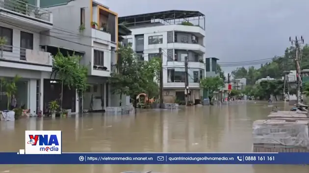 Mưa to gây ngập lụt cục bộ một số nơi ở Quảng Ninh