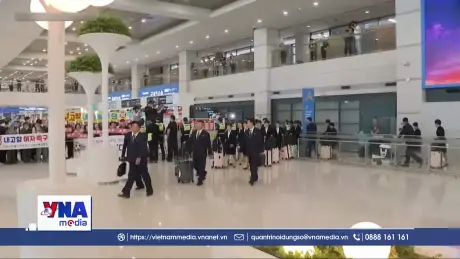 Đội tuyển bóng đá nữ Triều Tiên sang Hàn Quốc thi đấu