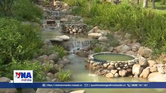 Khánh thành công trình Thác 9 tầng tại khu vực mộ thân mẫu bác Hồ