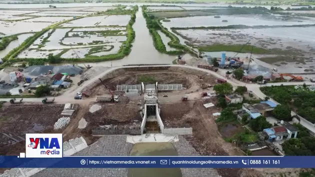 Ninh Bình đẩy nhanh tiến độ xây dựng công trình phòng chống thiên tai