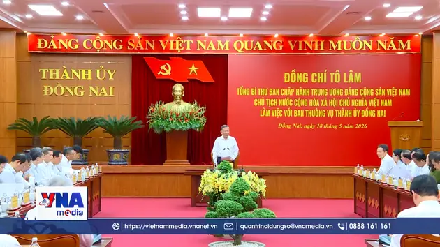 Tổng Bí thư, Chủ tịch nước Tô Lâm làm việc tại Đồng Nai