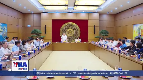 Chủ tịch Quốc hội Trần Thanh Mẫn làm việc với Thường trực Ủy ban Văn hóa và Xã hội