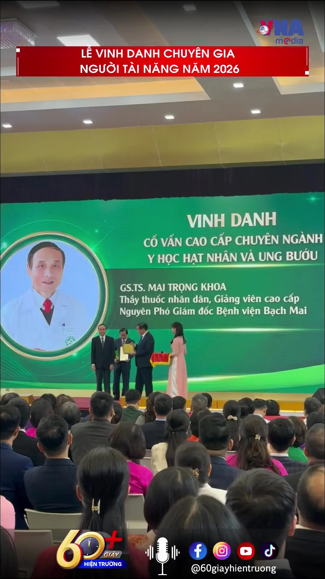 329 trí tuệ y học Bệnh viện Bạch Mai được tôn vinh