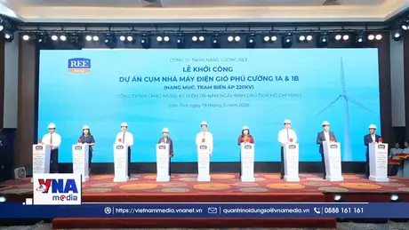 Cần Thơ khởi công cụm Nhà máy điện gió hơn 9.100 tỷ đồng