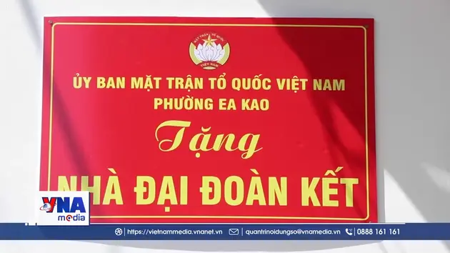Chung tay dựng mái ấm cho người nghèo Đắk Lắk