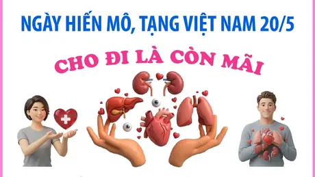 Ngày Hiến mô, tạng Việt Nam 20/5: Cho đi là còn mãi