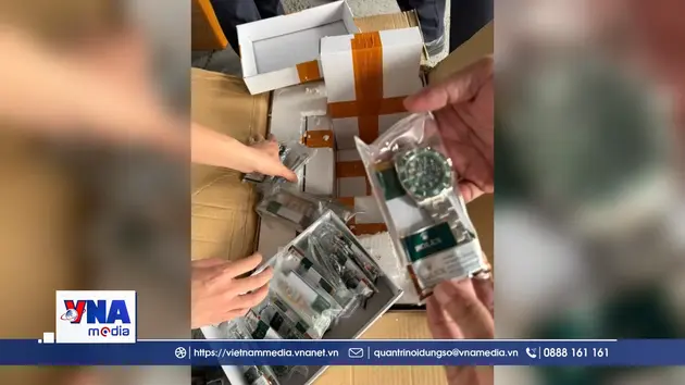 Nike, Rolex, iPhone... giả được phát hiện hàng loạt tại Lạng Sơn