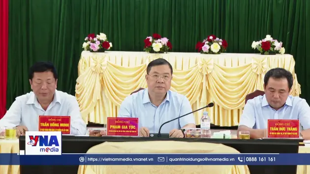 Đoàn công tác Chính phủ kiểm tra tình hình triển khai sân bay Gia Bình