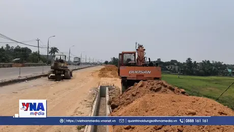 Thi công ì ạch tại Dự án nâng cấp, cải tạo Quốc lộ 14B