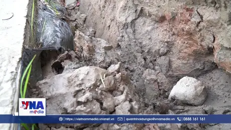 Gia tăng sạt lở, sụp lún khi bước vào mùa mưa ở Cà Mau