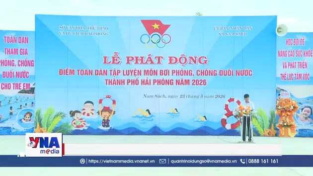 Phát động toàn dân tập luyện môn bơi, phòng chống đuối nước