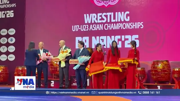 Khai mạc Giải Vô địch Vật các lứa tuổi châu Á năm 2026