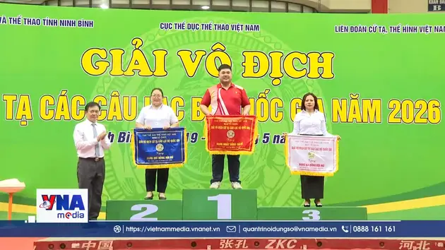 Hải Phòng nhất toàn đoàn giải Vô địch cử tạ các Câu lạc bộ quốc gia