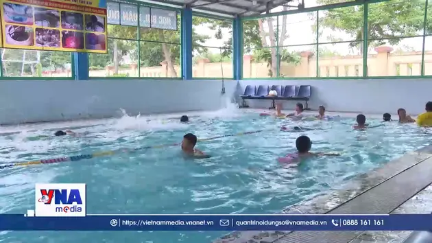  Phổ cập bơi cho học sinh: 