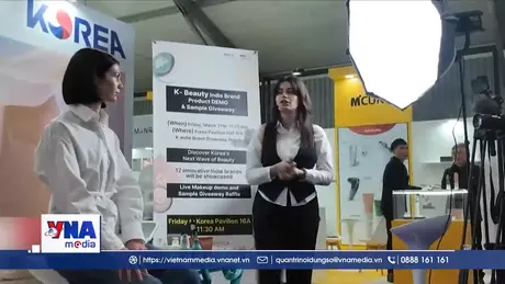 Hàn Quốc lần đầu vượt Mỹ về xuất khẩu mỹ phẩm