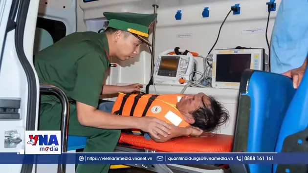Hải Phòng tiếp nhận và chăm sóc y tế kịp thời 11 thuyền viên gặp nạn