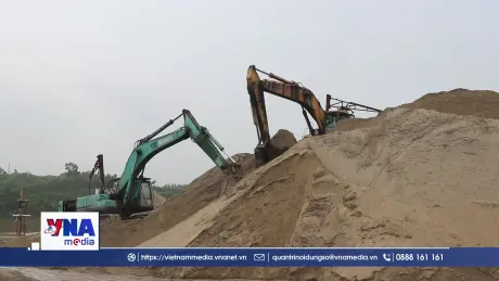 Siết chặt quản lý khai thác cát, sỏi tại Lào Cai