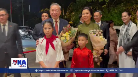 Tổng Bí thư, Chủ tịch nước Tô Lâm và Phu nhân bắt đầu thăm cấp Nhà nước Cộng hòa Singapore