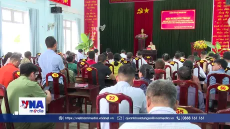 Quảng Ngãi: Bí thư xã trực tiếp đối thoại, lắng nghe ý kiến nhân dân