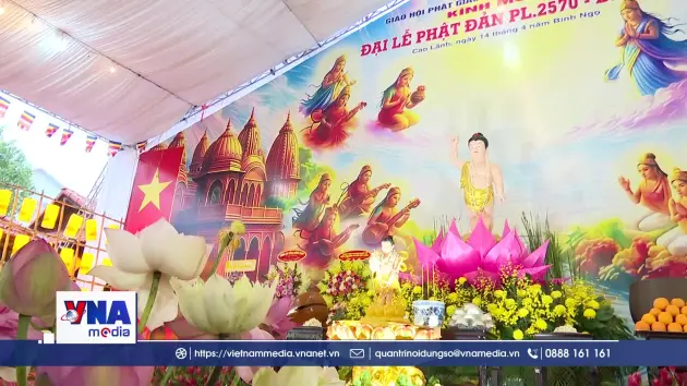 Đồng Tháp tổ chức Đại lễ Phật đản - Phật lịch 2570
