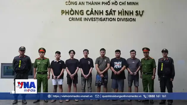TP.HCM: Bắt giữ 6 đối tượng cướp tiệm vàng sau 48 giờ truy xét
