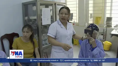 Phẫu thuật đục thủy tinh thể cho các bệnh nhân ở Cao Bằng