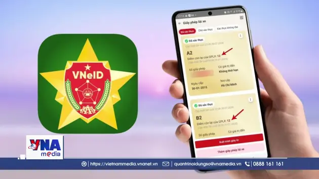 Hướng dẫn tích hợp Giấy đăng ký xe trên ứng dụng VNeID