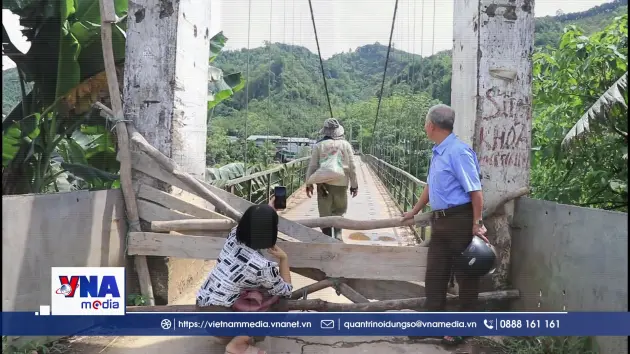 Sớm đầu tư cầu cứng thay thế cầu treo Yên Phú hư hỏng nặng