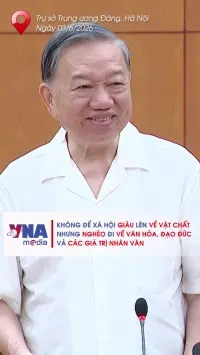 Không để xã hội giàu lên về vật chất nhưng nghèo đi về văn hóa, đạo đức và các giá trị nhân văn​