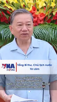 Con người Việt Nam trong kỷ nguyên mới phải có năng lực số, đạo đức số và tinh thần công dân số