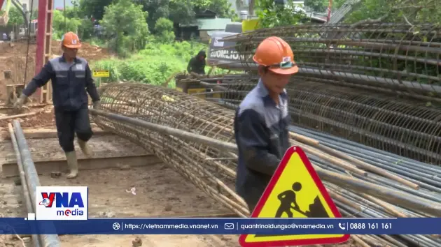 Khẩn trương hoàn thành các công trình trước mùa mưa bão