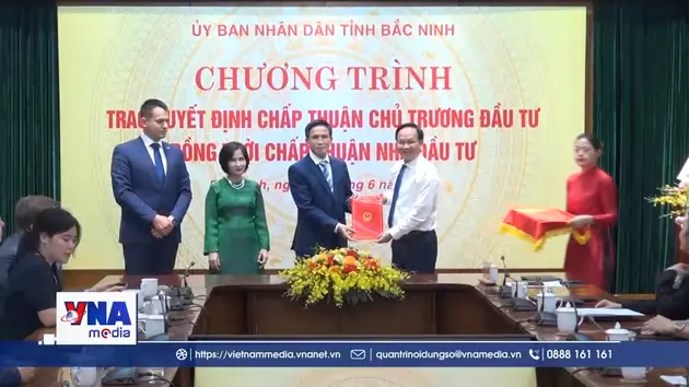 Bắc Ninh trao quyết định đầu tư hai dự án điện gió hơn 6.000 tỷ đồng