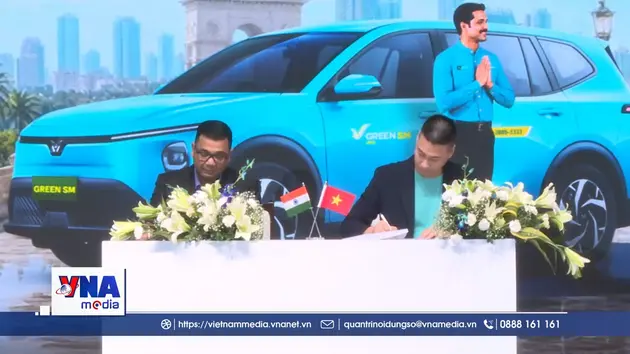 Taxi điện Việt Nam chính thức lăn bánh tại Ấn Độ