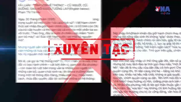 Tích xanh trách nhiệm số 7: Thực tiễn 1 năm vận hành chính quyền địa phương hai cấp bác bỏ mọi luận điệu xuyên tạc