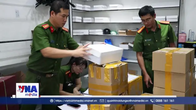 Triệt phá đường dây sản xuất hàng hiệu giả lớn chưa từng có