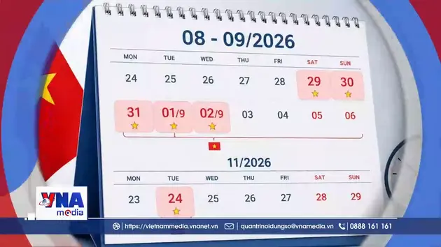 Trạm tin số chiều ngày 7/6: Lịch nghỉ lễ Quốc khánh 2/9 năm nay kéo dài 5 ngày