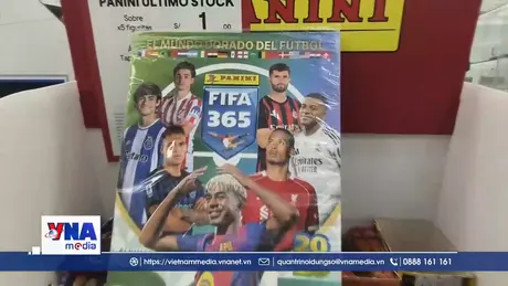 Cơn sốt sưu tập sticker World Cup tại Peru