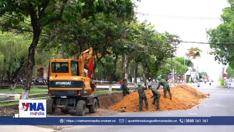 Bóc tách hơn 1.000 m3 đất khu vực nghi có mộ liệt sĩ tập thể để khảo sát