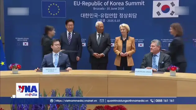EU và Hàn Quốc ký hiệp định thương mại kỹ thuật số