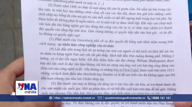 Cách người trẻ sử dụng AI được đưa vào đề ngữ văn